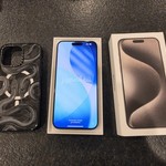 Good Apple iPhone 15 Pro Max - Unlocked, 256 GB, Natural, A2849