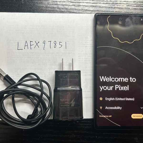 Google Pixel 6a - Unlocked, 128 GB, Charcoal, 6 GB, GX7AS