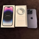 Good Apple iPhone 14 Pro - Unlocked, 256 GB, Purple, A2650
