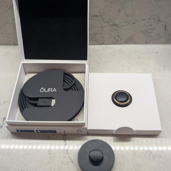 Oura Ring Gen 3 - Rose Gold, Size 8, Horizon