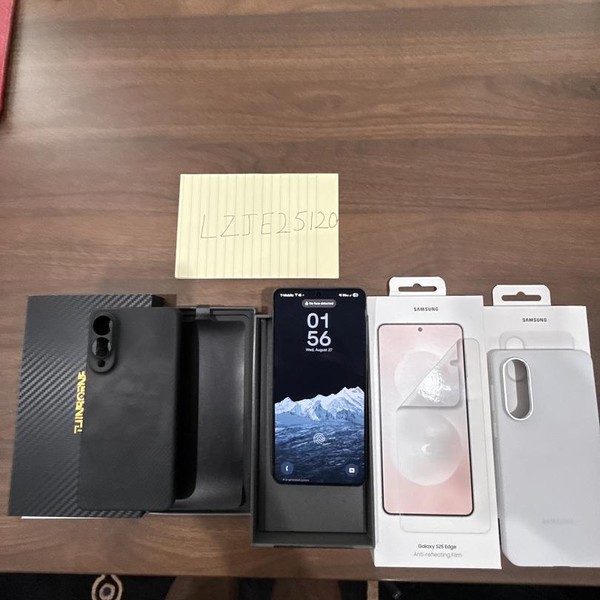 Samsung Galaxy S25 Edge - Unlocked, 512 GB, Jetblack, 12 GB, SM-S937U1