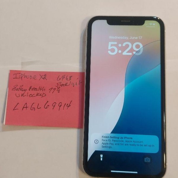 Apple iPhone Xr - Unlocked Non-US, 64 GB, White, A2105 GSM Only