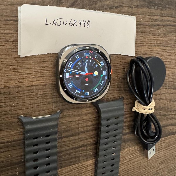 Samsung Galaxy Watch Ultra (2025) - Unlocked, Titanium Silver, SM-L705, 47mm