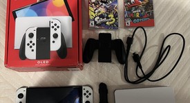 Mint
													Nintendo Switch - OLED - White, 64 GB, photo 1 of 13