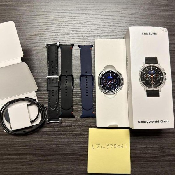 Samsung Galaxy Watch8 Classic - Wi-Fi, Black, SM-L500, 46mm