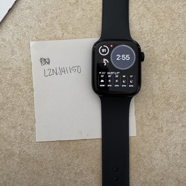 Apple Watch SE 2nd Gen 44mm - Midnight, A2723 - GPS, Aluminum