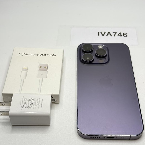 Apple iPhone 14 Pro - Unlocked, 128 GB, Purple, A2650