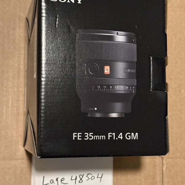 Sony FE 35mm f1.4 GM - SEL35F14GM