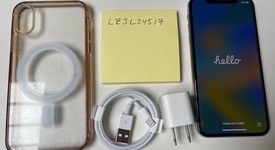Good
													Apple iPhone X - Unlocked, Silver, 256 GB, A1901, GSM, photo 1 of 9
