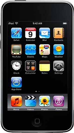 Apple iPod Touch 2nd Gen - Wi-Fi, 8 GB, Black