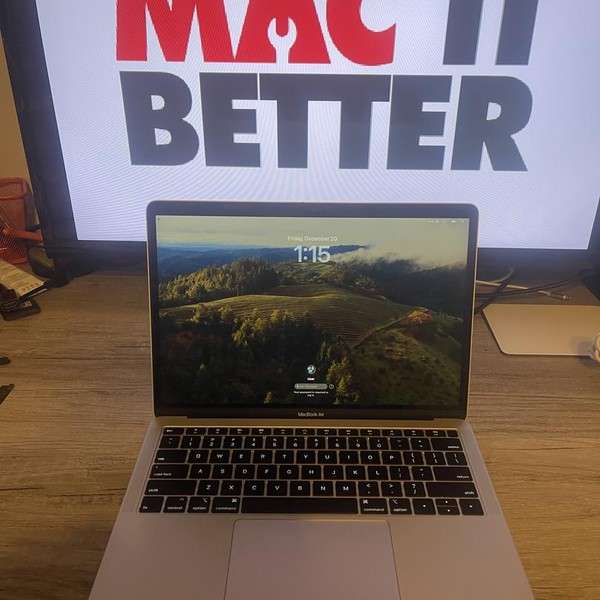 MacBook Air 2018 - 13 inch - 128 GB, Silver, 8 GB, Intel Core i5