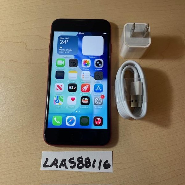 Apple iPhone SE 2nd Gen 2020 - Unlocked, 64 GB, Red, A2275