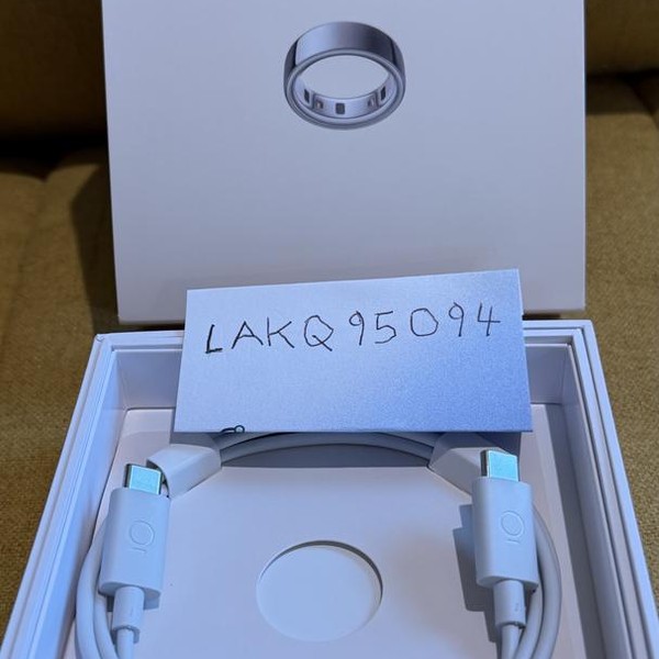 Oura Ring Gen 4 - Silver, Size 14
