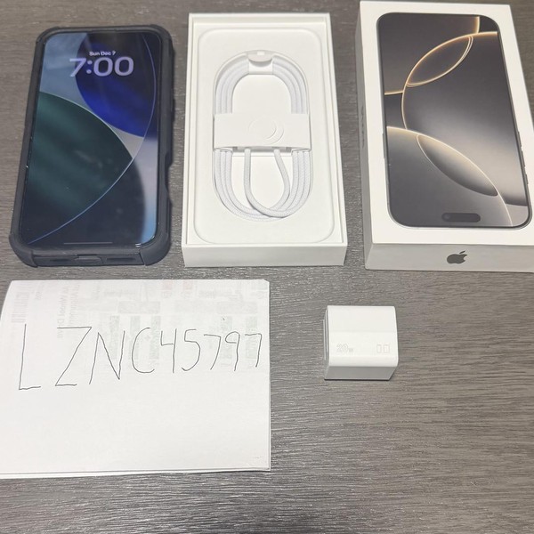 Apple iPhone 16 Pro Max - T-Mobile, 256 GB, Natural, A3084