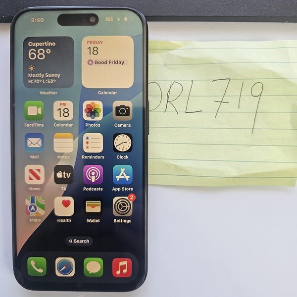 Apple iPhone 15 Pro - AT&T, 128 GB, Blue, A2848