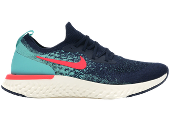Nike Epic React Flyknit College Navy Hyper Jade for sale