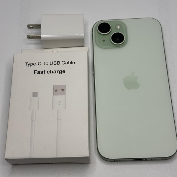 Apple iPhone 15 - Unlocked, 256 GB, Green, A2846