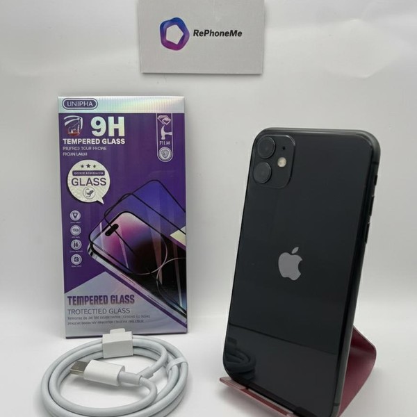 Apple iPhone 11 - Unlocked, 128 GB, Black, A2111