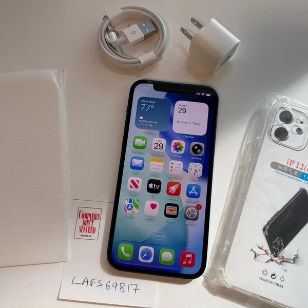 Apple iPhone 12 - Unlocked, 64 GB, Blue, A2172