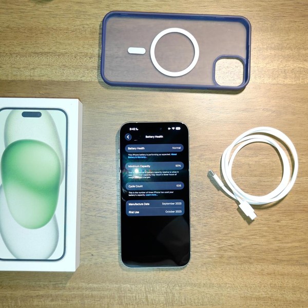 Apple iPhone 15 Plus - Unlocked, 128 GB, Green, A2847