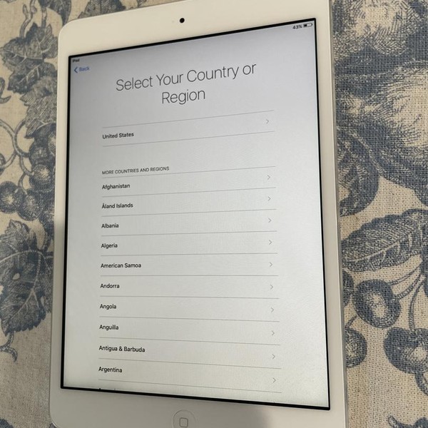 Apple iPad Mini - Wi-Fi, 16 GB, Silver