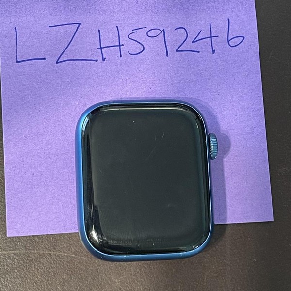 Apple Watch Series 7 45mm - Unlocked, Blue, A2477 - Cellular, Aluminum