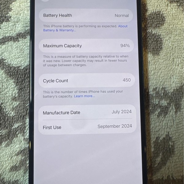 Apple iPhone 16 - Unlocked, Black, 128 GB, A3081