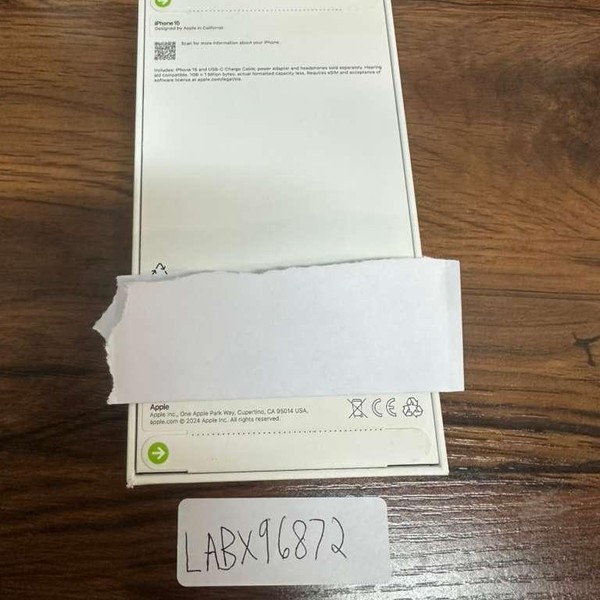 Apple iPhone 15 - Unlocked, 128 GB, Black, A2846