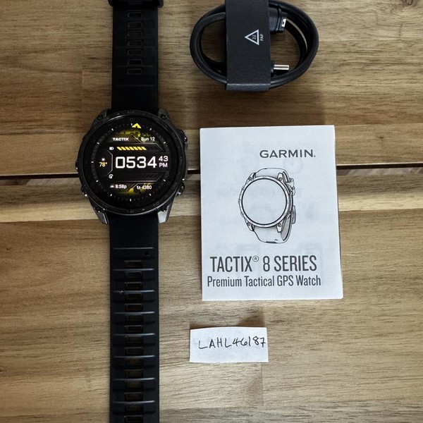 Garmin Tactix 8 - Black, AMOLED