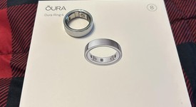 Good
													Oura Ring Gen 4 - Silver, Size 8, photo 1 of 5