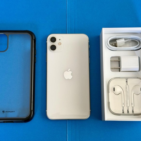 Apple iPhone 11 - Unlocked, 64 GB, White, A2111