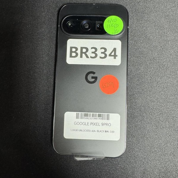 Google Pixel 9 Pro - T-Mobile, 128 GB, Obsidian, 16 GB, GR83Y