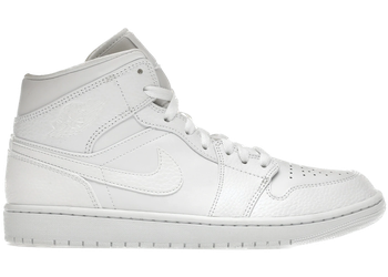 Jordan 1 Mid Triple White 2.0 (2020) for sale