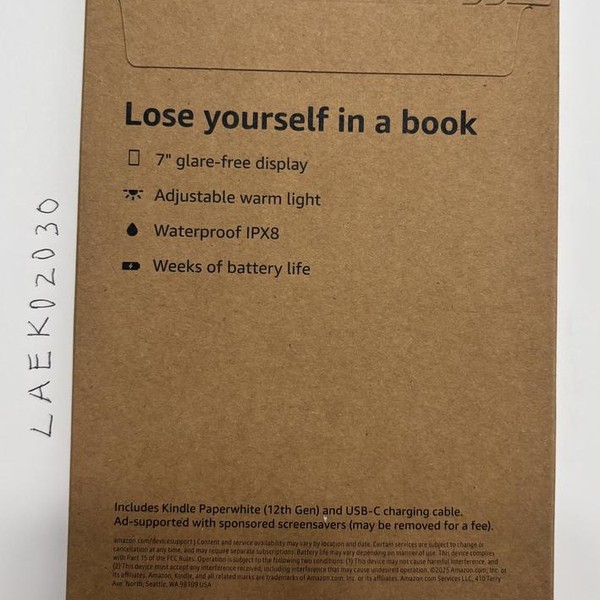 Amazon Kindle Paperwhite 12th Gen 2024 - Amazon, Green