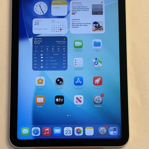 Apple iPad Mini (7th Gen) - Wi-Fi, 128 GB, Starlight, A2993
