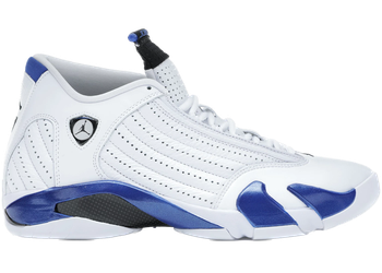 Jordan 14 Retro White Hyper Royal for sale