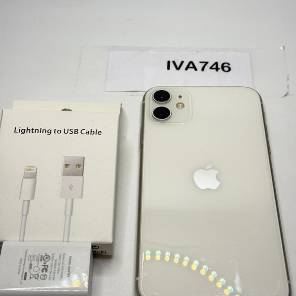 Apple iPhone 11 - Unlocked, 128 GB, White, A2111