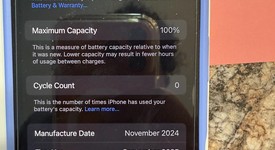 Mint
													Apple iPhone 16 - Unlocked, Ultramarine, 128 GB, A3081, photo 4 of 12