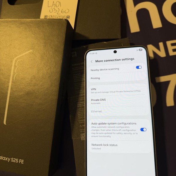 Samsung Galaxy S25 FE - Verizon, 128 GB, Black, SM-S731U