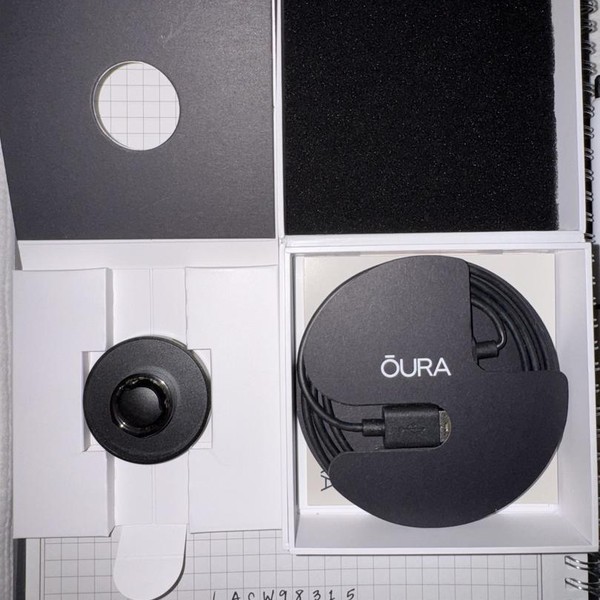 Oura Ring Gen 3 - Black, Size 7, Heritage