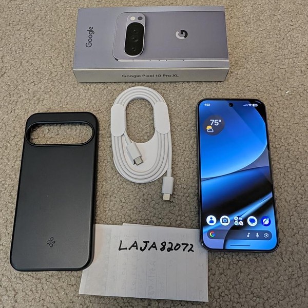 Google Pixel 10 Pro XL - Unlocked, 256 GB, Moonstone, GUL82