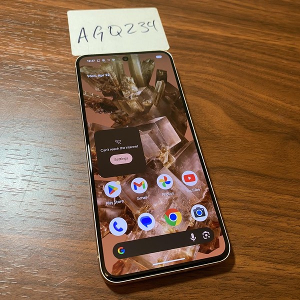 Google Pixel 8 - T-Mobile, 128 GB, Rose, 8 GB, G9BQD, Sub-6 5G