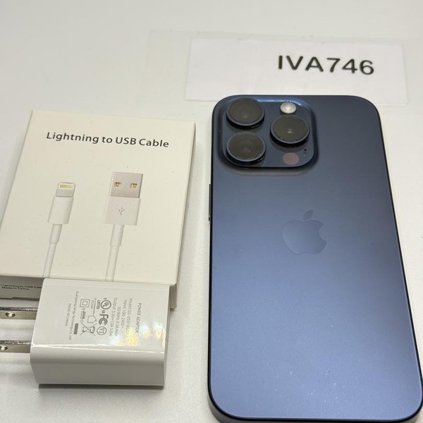 Apple iPhone 15 Pro - Unlocked, 128 GB, Blue, A2848