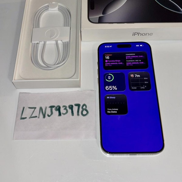 Apple iPhone 16 Pro Max - US Cellular, White, 256 GB, A3084