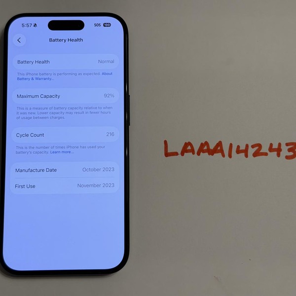 Apple iPhone 15 Pro - Unlocked, 128 GB, Blue, A2848