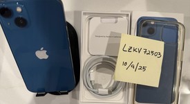 Mint
													Apple iPhone 13 - Unlocked, Blue, 128 GB, A2482, photo 3 of 7