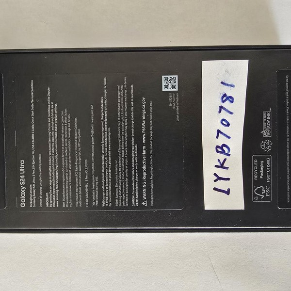 Samsung Galaxy S24 Ultra - Unlocked, 512 GB, Blue, 12 GB, SM-S928U1