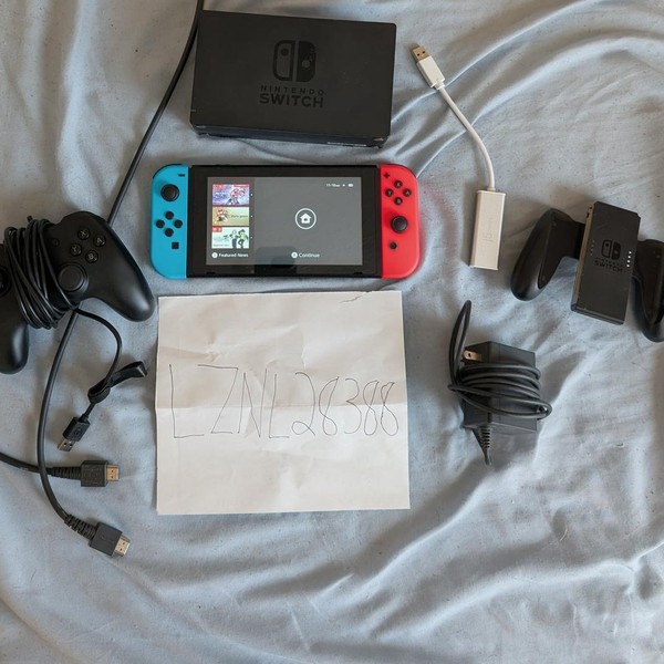 Nintendo Switch - 32 GB, Red & Blue, Mario Red & Blue Edition