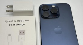 Fair
													Apple iPhone 15 Pro - Unlocked, Blue, 256 GB, A2848, photo 2 of 8