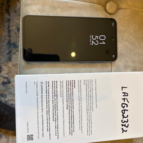 Samsung Galaxy A36 5G - AT&T, 128 GB, Black, SM-A366U